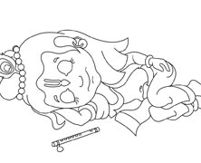 Krishna Sleeping