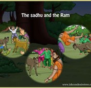 The Sadhu And The Ram Fight