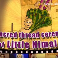 The sacred thread ceremony of little Nimai