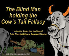 Blind Man Holding Cow Tail