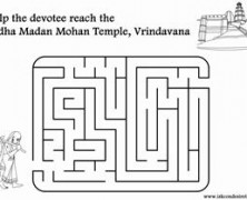 Help The Devotee Reach The Radha Madan Mohan Temple, Vrindavana
