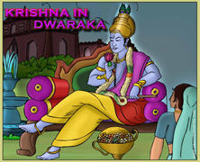 Krishna In Dwarka Comics
