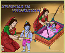 Krishna In Vrindavana Comics