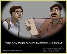 The Boy Who Did Not Answer His Exam