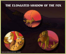 The Elongated Shadow Of The Fox